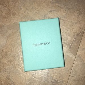 Perfect condition Tiffany box and jewelry pouch